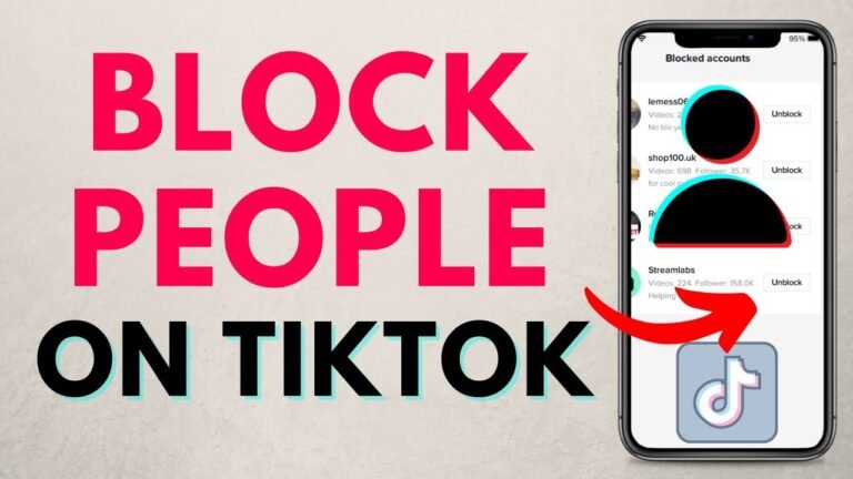 Block Someone on TikTok